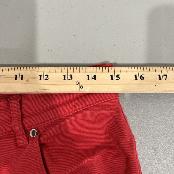 Escada Sport Pants Women EU 40 Red Denim 30 Skinny Preppy Capsule Vintage Boho - Picture 10 of 16